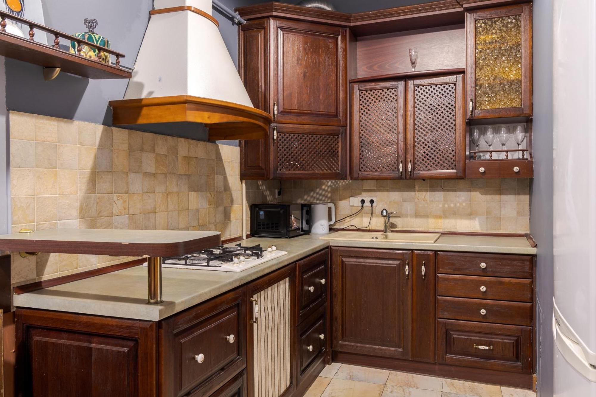 Tut Staroevreyska With Terrace Apartman Lviv Kültér fotó